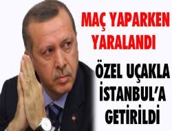 Başbakan maçta yaralandı 