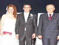 Bahçeli nikah törenine katıldı