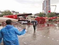 Ankara'da DOLU zarar
