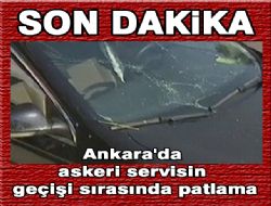 Ankara'da patlama