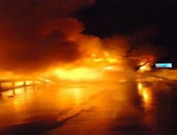 Başkent'te korkunç tanker kazası