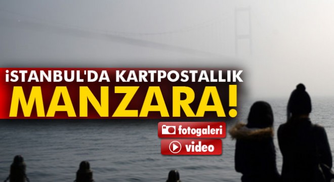 15 Temmuz Şehitler Köprüsü'nden kartpostallık görüntü