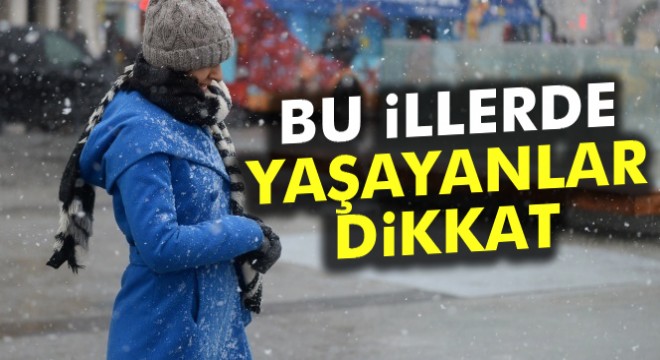 19 Ocak 2017 yurtta hava durumu