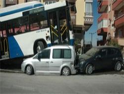 Ankara'da belediye otobüsü şaha kalktı