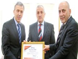 Başkentgaz'a vergi onur ödülü