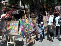 Yüksel Caddesi sanat galerisine çevrildi