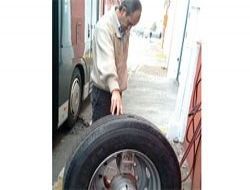 Lastik basıncından elektrik üretti