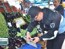 Keçiören'de Pazar Terazileri Kayıt Altına Alındı
