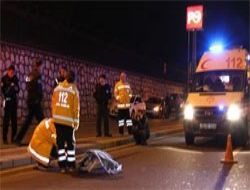 Beyaz şahin çarpıp kaçtı