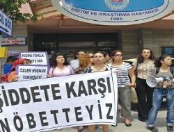 SES'in nöbet eylemi