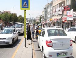 Hastane önünde zorlu koşu