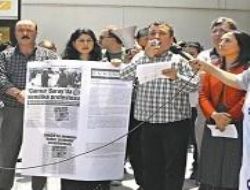 Eyleme katıldı sürgün yedi!