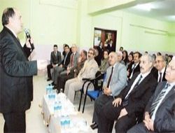 Öğrencilere zararlı madde konferansı