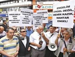 Belediyeler protesto edildi