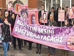 Kadın cinayetlerine protesto