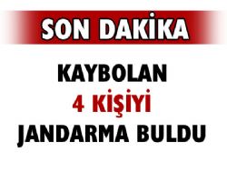 Kaybolan grup bulundu