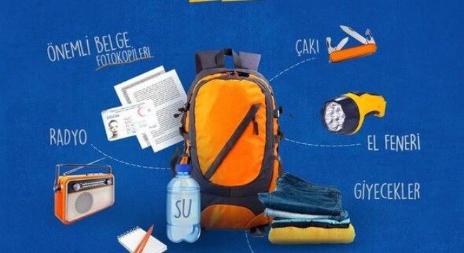 AFAD uyardı: ‘Afet çantanız hazır olsun'