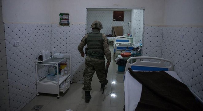 Afrin'de teröristlerin tam teşekküllü yer altı hastanesi