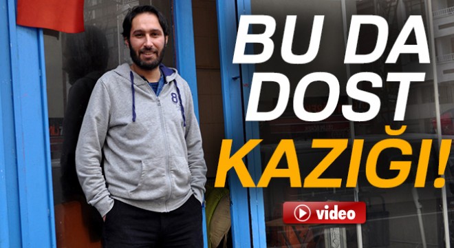 Arkadaşını önce soydu sonra tehdit etti