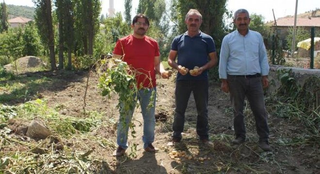 Bahçesi zarar gören mahalleli tepkili