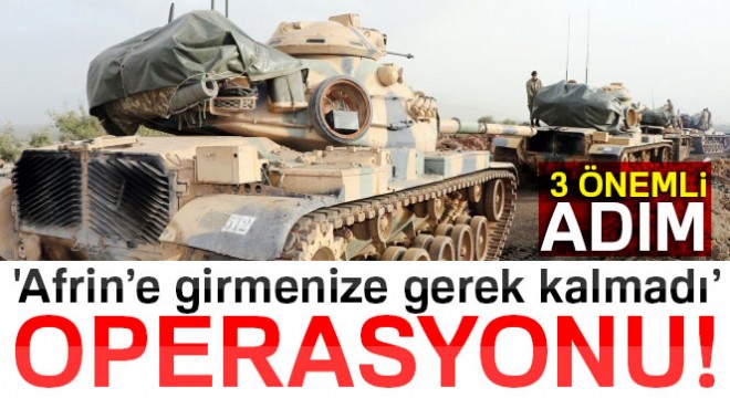 Batuhan Yaşar: 'Afrin'e girmenize gerek kalmadı” operasyonu!..'