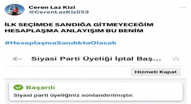 Bu istifa Ak Parti'nin uçuruma yuvarlandığını gösteriyor