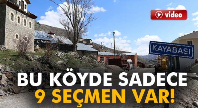 Bu köyün sadece 9 seçmeni var