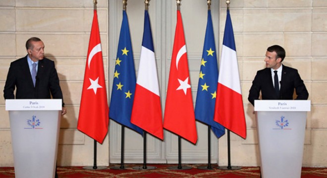 Cumhurbaşkanı Erdoğan'dan Paris'te tarihi rest: Bakın bunu Fransa'da dillendiriyorum