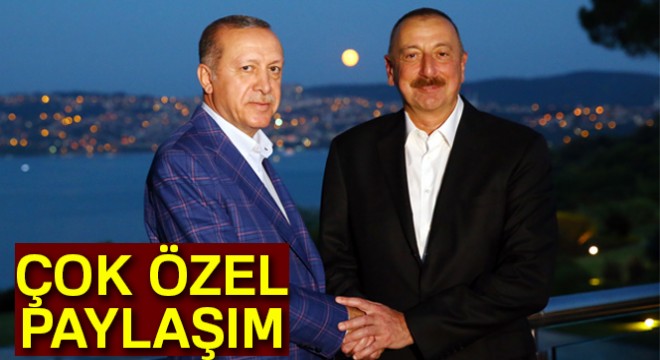 Cumhurbaşkanı Erdoğan'dan özel Aliyev paylaşımı
