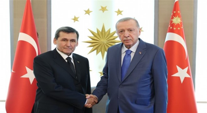 Cumhurbaşkanı Erdoğan, Türkmenistan Bakanlar Kurulu Başkan Yardımcısı Meredov'u kabul etti