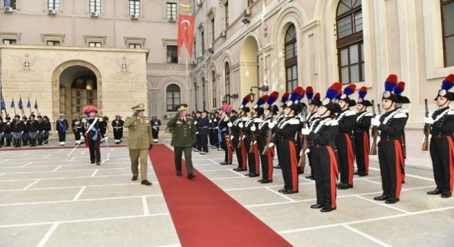 Genelkurmay Başkanı Akar'ın İtalya Ziyareti