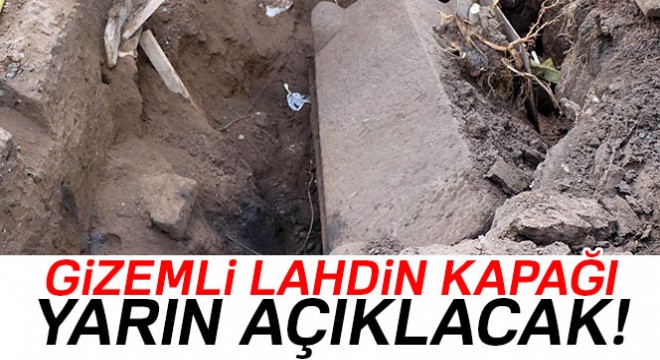 Kayseri'de Roma dönemine ait kral mezarı bulundu! Yarın açılacak