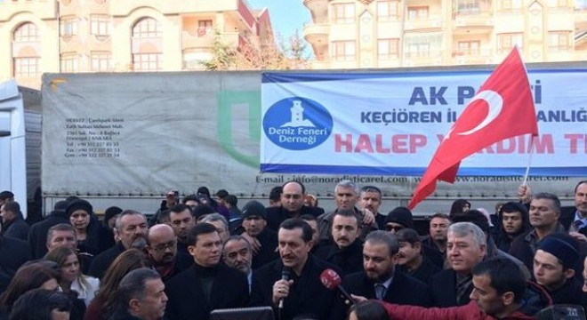 Keçiören'den Halep'e 5 TIR