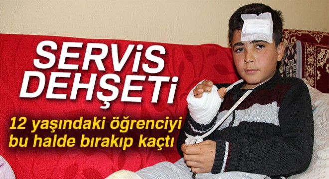 Manisa'da servis dehşeti! Bu halde bırakıp kaçtı