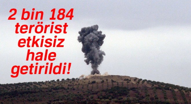 TSK, Afrin'de etkisiz hale getirilen terörist sayısını açıkladı
