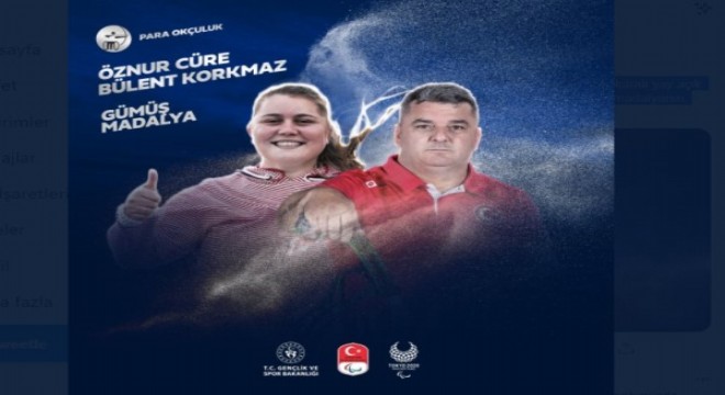 Tokyo'da ilk gümüş madalya