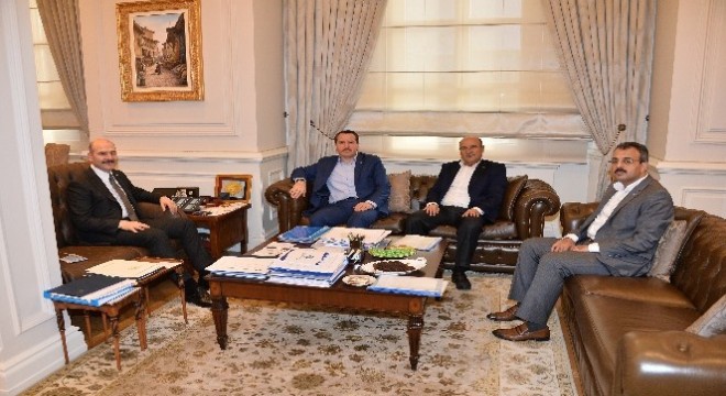 Yalçın'dan İçişleri Bakanı Soylu'ya ziyaret