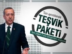 Başbakan yeni teşvik paketini açıkladı