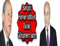 'Hemen istifa et'