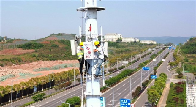 Çin'deki 5G baz istasyonu sayısı yarım milyonu aştı
